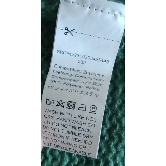 Shein Cropped Green Cardigan Size Medium - Picture 5 of 5